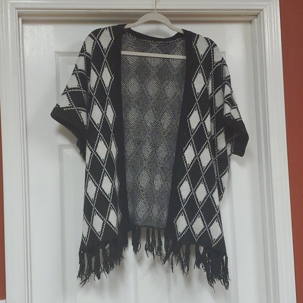 Black and White Cardigan